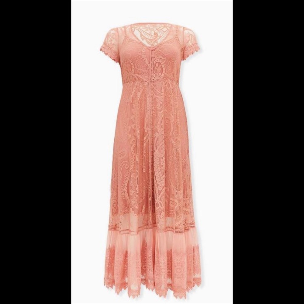 Lace maxi dress